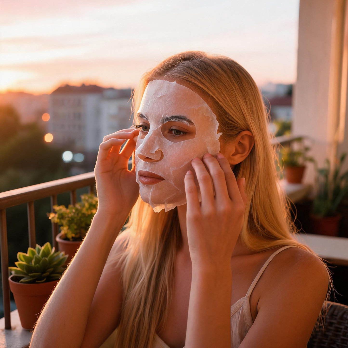 Masque en tissu éclat illuminateur à la vitamine C